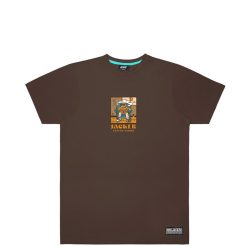 Jacker T-Shirts | Lazy-T-Shirt-Brown