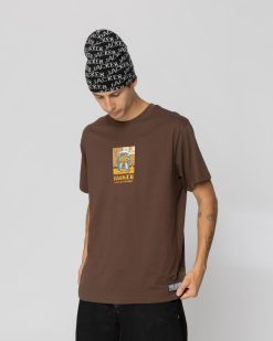 Jacker T-Shirts | Lazy-T-Shirt-Brown