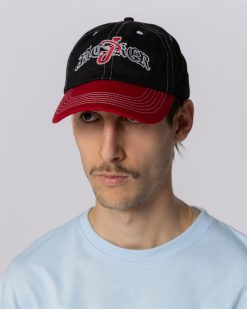 Jacker Headwear | Double Jay Cap-Black/Red