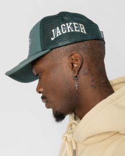 Jacker Headwear | Stingy-Trucker Cap-Green