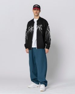 Jacker Knit | Crash Bomber Knit-Black