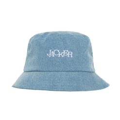 Jacker Headwear | Select Logo-Bucket Denim-Blue