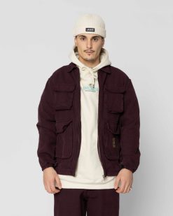 Jacker Vestes | Hustlers Dyed-Jacket-Purple