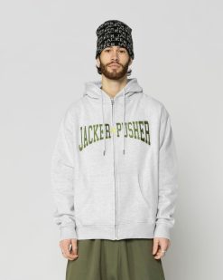 Jacker Sweats | Jacker X Pusher-Hoodie-Heather Grey