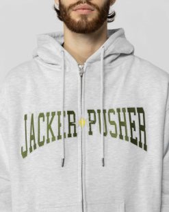 Jacker Sweats | Jacker X Pusher-Hoodie-Heather Grey