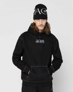 Jacker Sweats | Select Contrast Hood-Hoodie-Black