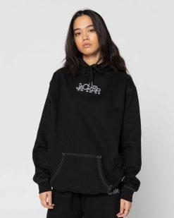 Jacker Sweats | Select Contrast Hood-Hoodie-Black