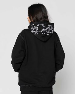 Jacker Sweats | Select Contrast Hood-Hoodie-Black